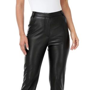 Faux leather pants!